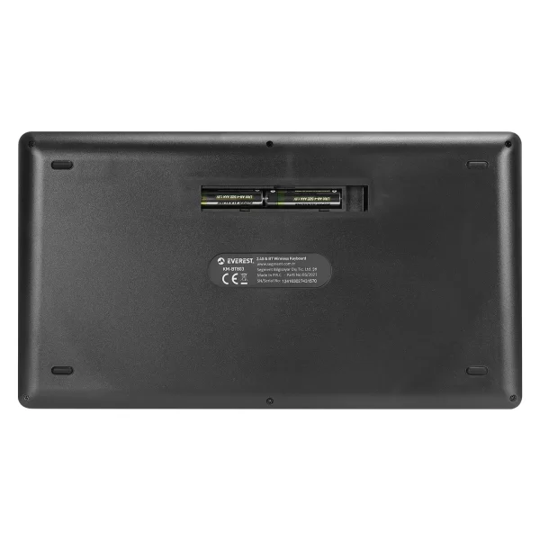 Everest KM-BT803 Siyah  Q Multimedia Kablosuz Klavye Mouse Set