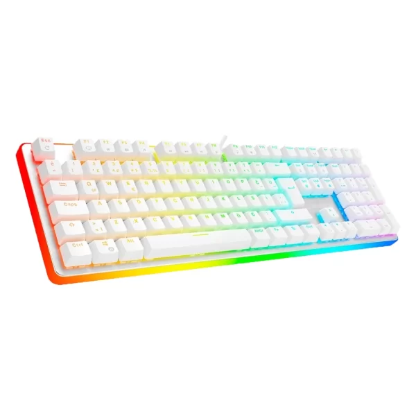 GameBooster G918 Fire Storm RGB Red Switch Beyaz Mekanik Gaming Klavye