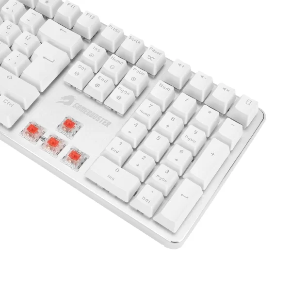 GameBooster G918 Fire Storm RGB Red Switch Beyaz Mekanik Gaming Klavye