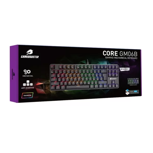 GameBooster GM06B PLUS TKL Red Switch RGB Mekanik Gaming Klavye