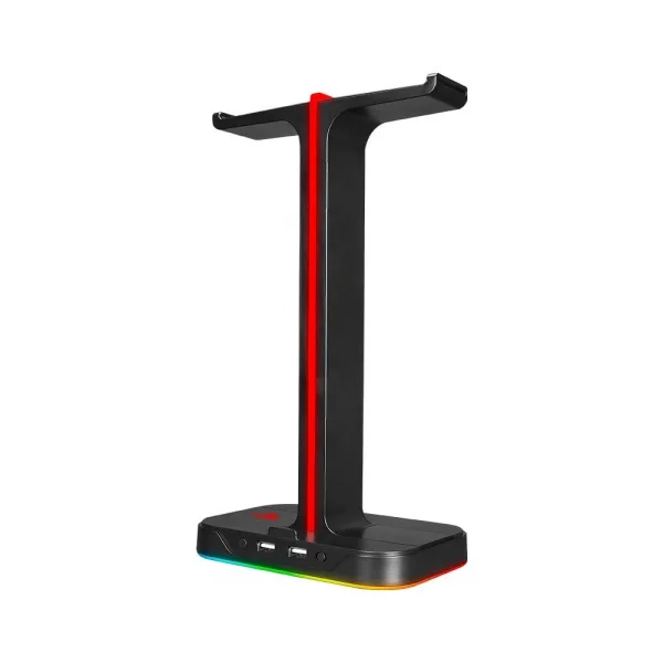 GameBooster HS01 RGB Aydınlatmalı Aksesuar ve İkili Kulaklık Standı