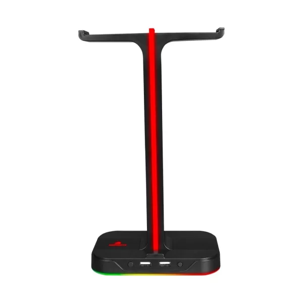 GameBooster HS01 RGB Aydınlatmalı Aksesuar ve İkili Kulaklık Standı