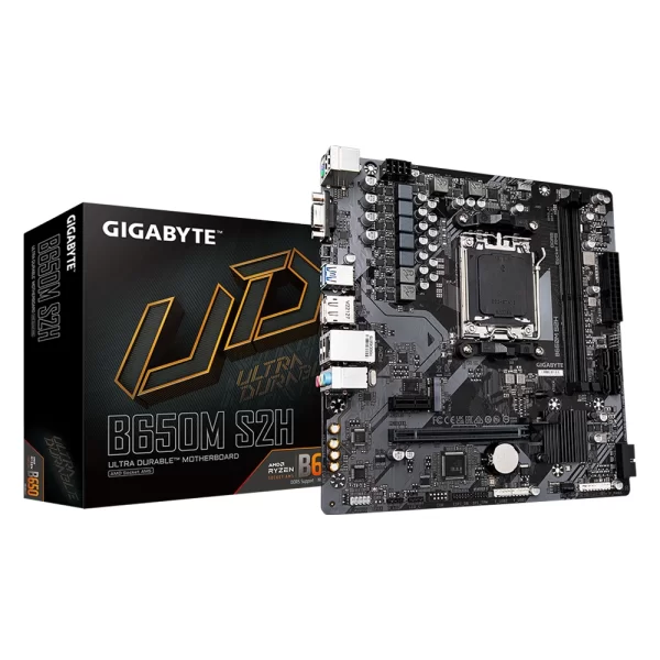 Gigabyte B650M S2H 7200MHz (OC) DDR5 M.2 AM5 mATX Anakart