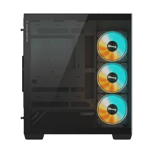Gigabyte C500 Panoramic Stealth Glass USB 3.0 Type-C Siyah ATX Mid Tower Kasa