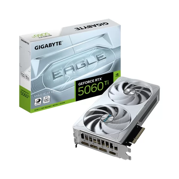 Gigabyte GeForce RTX 5060 Ti Eagle OC ICE 8GB DLSS4 128 Bit GDDR7 Ekran Kartı