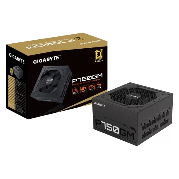 Gigabyte P750GM 750W 80+ Gold Tam Modüler Güç Kaynağı