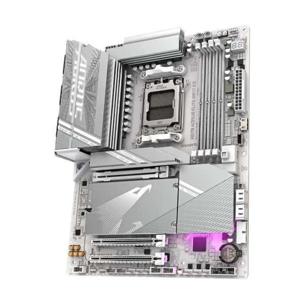 Gigabyte X870E AORUS ELITE WIFI7 ICE 8200MHz (OC) DDR5 M.2 AM5 ATX Anakart