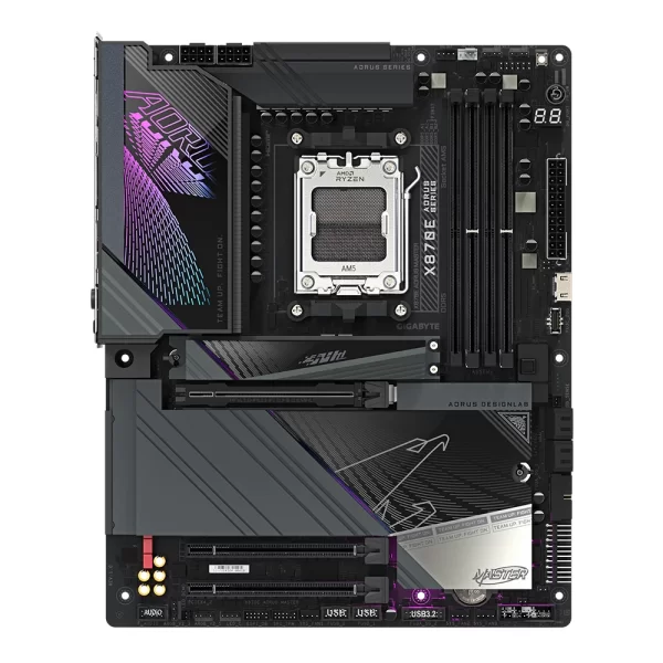 Gigabyte X870E AORUS MASTER DDR5 8200MHz (OC) M.2 AM5 ATX Anakart