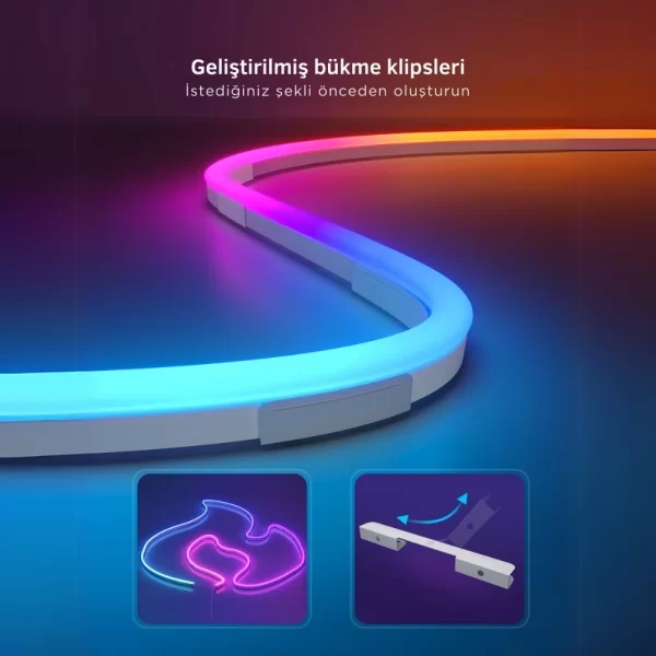 Govee Neon LED Şerit 2.Nesil (3M) Beyaz H61D3301