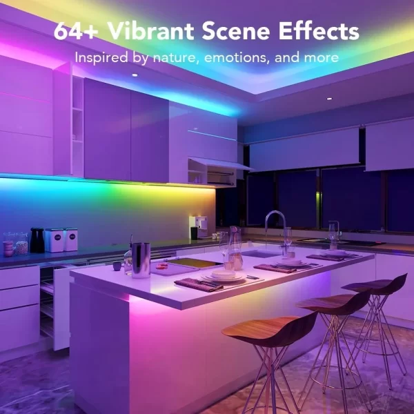 Govee RGBIC Wifi + BT LED Şerit Kaplamalı 5M