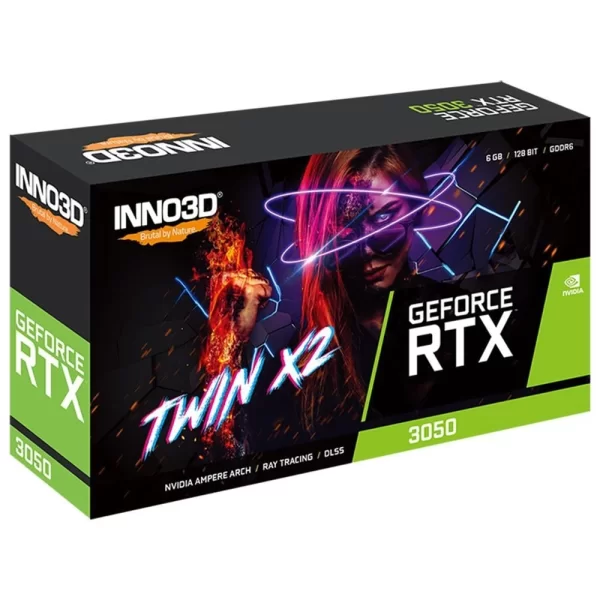 Inno3D GeForce RTX 3050 Twin x2 6GB GDDR6 96 Bit Ekran Kartı