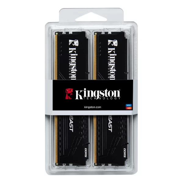 Kingston Beast Black 64GB (2x32GB) 6000MHz CL30 DDR5 EXPO Bellek