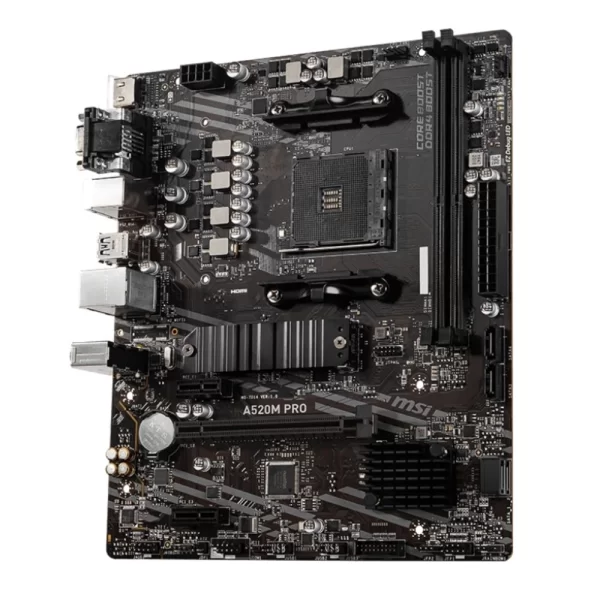 MSI A520M Pro 4600mhz(OC) RGB M.2 DDR4 AM4 Anakart