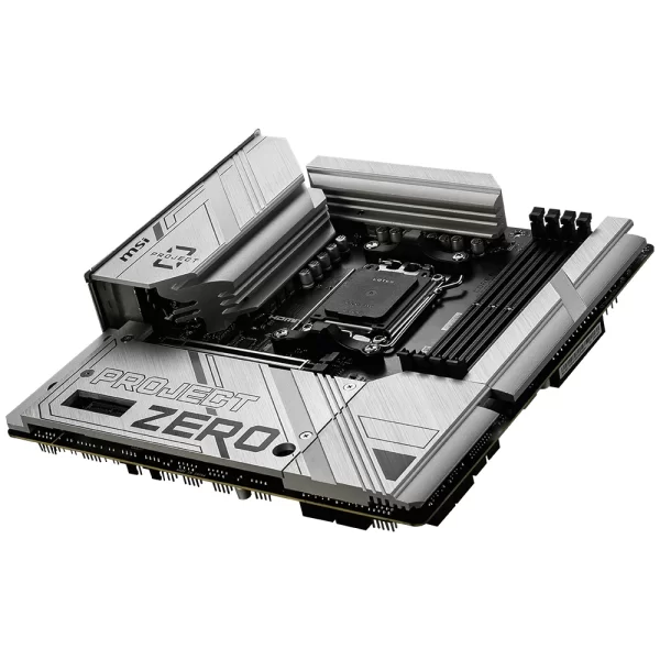 MSI B650M Project Zero DDR5 7600MHz (OC) M.2 AM5 mATX Anakart