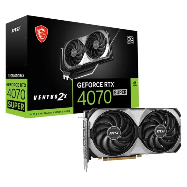 MSI GeForce RTX 4070 Super 12G Ventus 2X OC 12GB GDDR6X 192 Bit Ekran Kartı