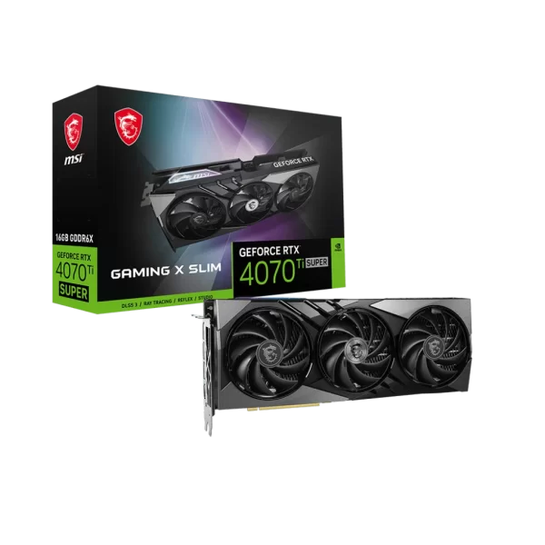 MSI GeForce RTX 4070 Ti Super 16G Gaming X Slim 16GB GDDR6X Ekran Kartı