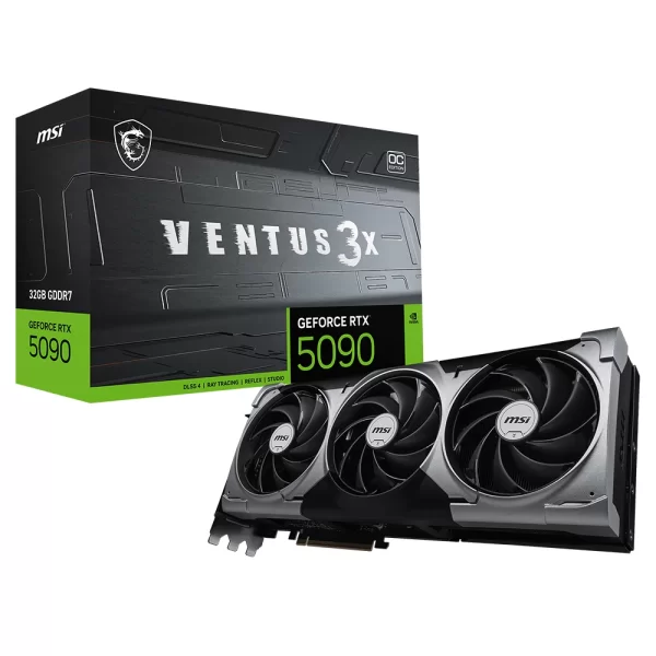 MSI GeForce RTX 5090 32G Ventus 3X OC 32GB DLSS 4 512 Bit GDDR7 Ekran Kartı