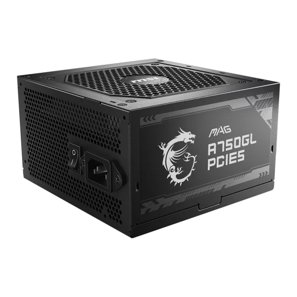 MSI MAG A750GL PCIE5 750W 80+ Gold PCIe5.0 Tam Modüler Siyah Güç Kaynağı