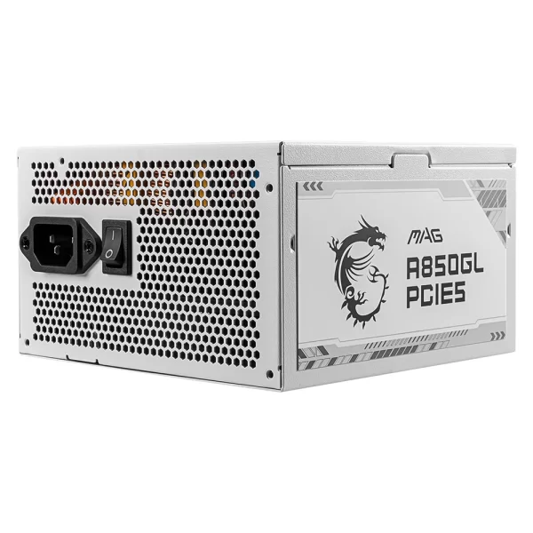 MSI MAG A850GL PCIE5 White 850W 80+ Gold PCIe5.0 Tam Modüler Beyaz Güç Kaynağı