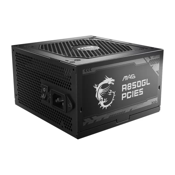 MSI MAG A850GL PCIE5 850W 80+ Gold PCIe5.0 Tam Modüler Siyah Güç Kaynağı