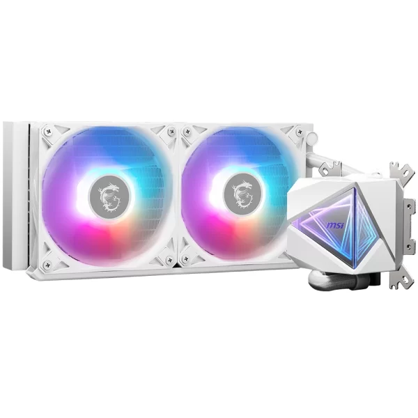 MSI MAG CoreLiquid I240 White ARGB Beyaz Intel-AMD Uyumlu Sıvı Soğutucu