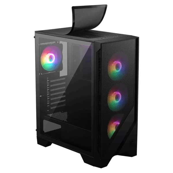 MSI MAG Forge 120A Airflow Temperli Cam Rainbow RGB ATX Mid Tower Kasa