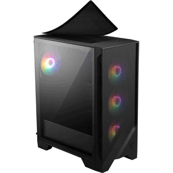 MSI MAG Forge 121A B75 PCIe5 Temperli Cam RGB Fan 750W Bronze ATX Gaming Kasa