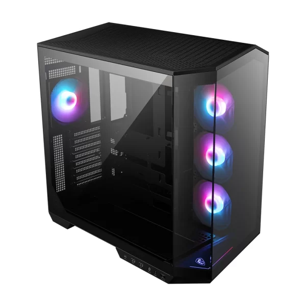 MSI MAG Pano 100R PZ Siyah Temperli Cam ARGB ATX Mid Tower Kasa
