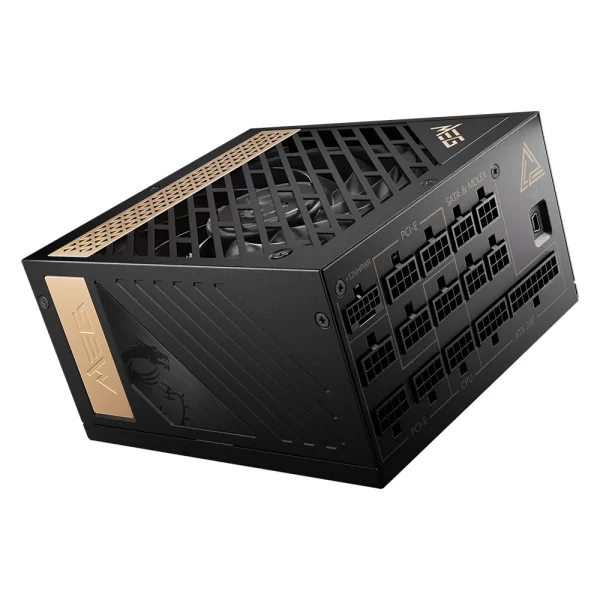 MSI MEG AI1300P PCIE5 1300W 80+ Platinum PCIe5.0 Tam Modüler Güç Kaynağı