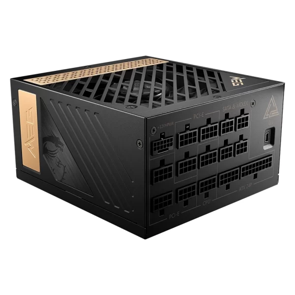 MSI MEG AI1300P PCIE5 1300W 80+ Platinum PCIe5.0 Tam Modüler Güç Kaynağı