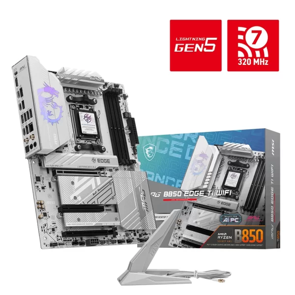 MSI MPG B850 EDGE TI WIFI 8400MHz (OC) M.2 AM5 ATX Anakart