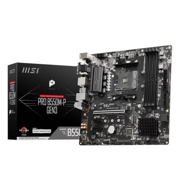 MSI Pro B550M-P GEN3 4400MHz (OC) M.2 DDR4 AM4 Anakart