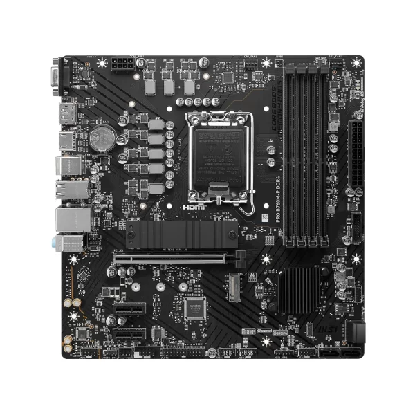 MSI Pro B760M-P DDR4 4800MHz (OC) RGB M.2 1700p mATX Anakart