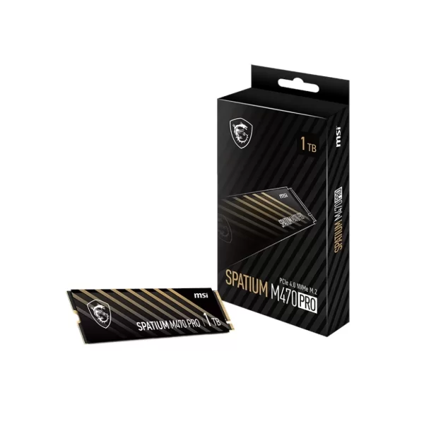 MSI Spatium M470 PRO PCIe 4.0 NVME M.2 1TB 6000/4500MB/s M.2 SSD