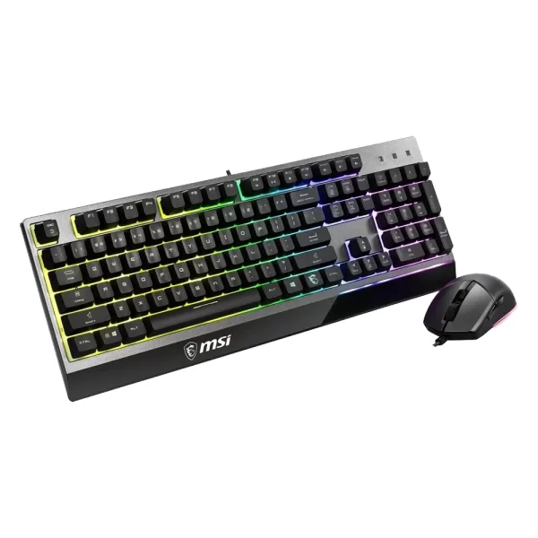 MSI Vigor GK30 Combo RGB + Clutch GM11 Siyah Gaming Klavye Mouse Set