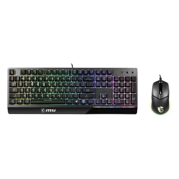 MSI Vigor GK30 Combo RGB + Clutch GM11 Siyah Gaming Klavye Mouse Set