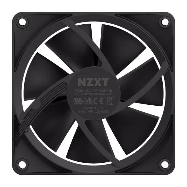 NZXT F120 RGB Siyah 120mm Kasa Fanı