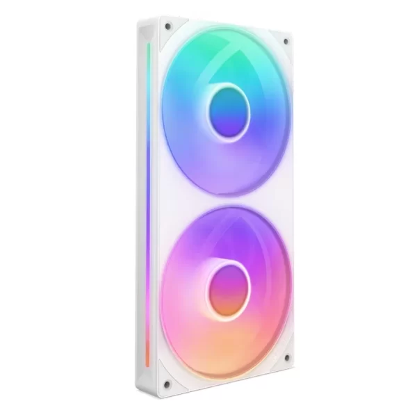 NZXT F240 RGB Core 240mm Tek Çerçeveli RGB Beyaz Fan Ünitesi