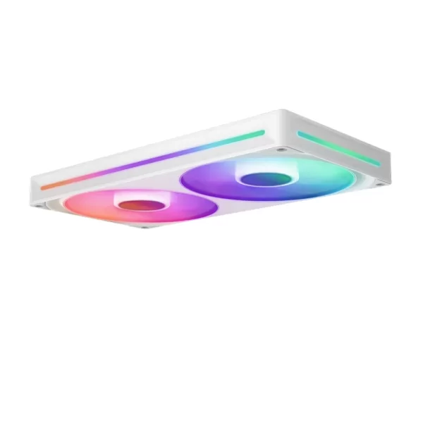 NZXT F280 RGB Core 280mm Tek Çerçeveli RGB Beyaz Fan Ünitesi