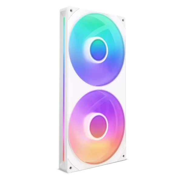 NZXT F280 RGB Core 280mm Tek Çerçeveli RGB Beyaz Fan Ünitesi
