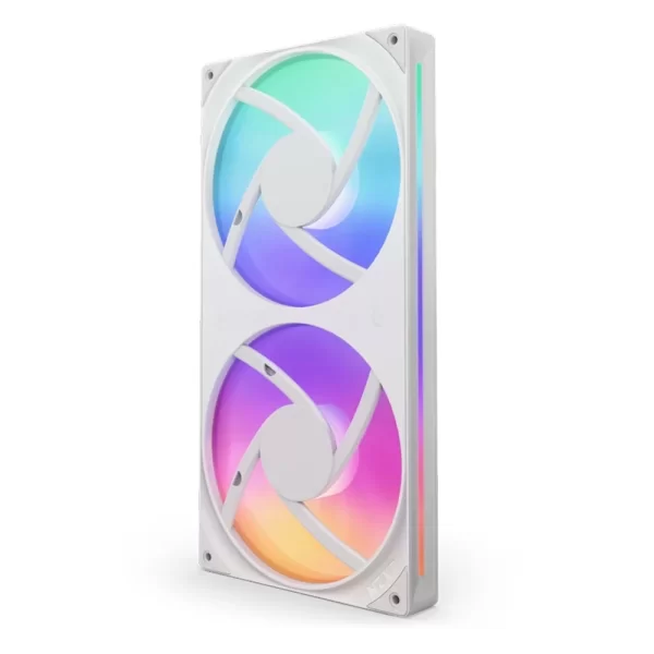 NZXT F280 RGB Core 280mm Tek Çerçeveli RGB Beyaz Fan Ünitesi