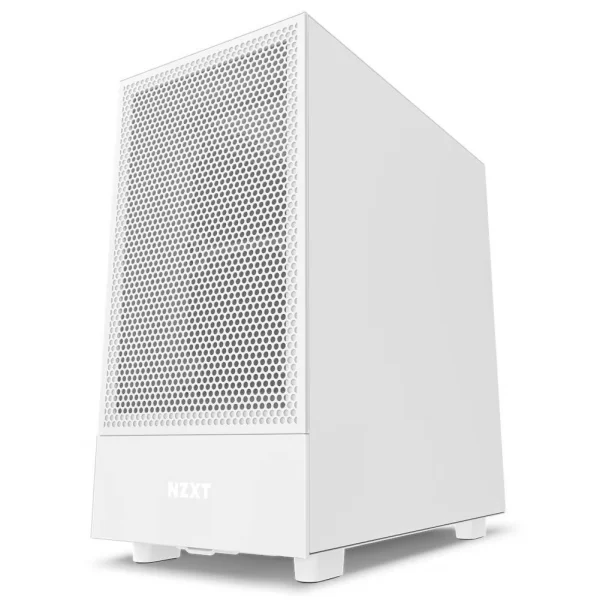 NZXT H5 Flow Edition Beyaz Temperli Cam USB 3.2 ATX Mid Tower Kasa