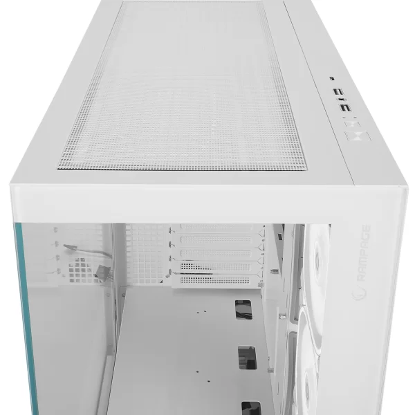 Rampage HYDRA V1 WHITE Type-C+USB3.0+USB2.0 E-ATX Exclusive Gaming Kasa