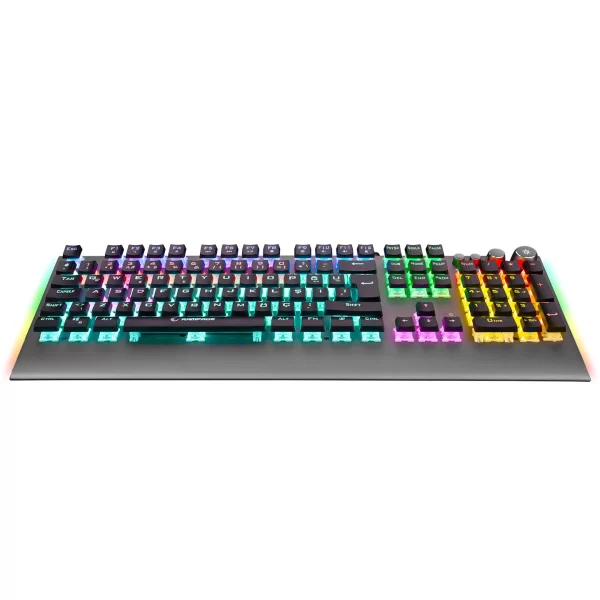 Rampage KB-R210 FAVORY Rainbow Aydınlatmalı  Kristal Red Switch Mekanik Gaming Oyuncu Klavyesi