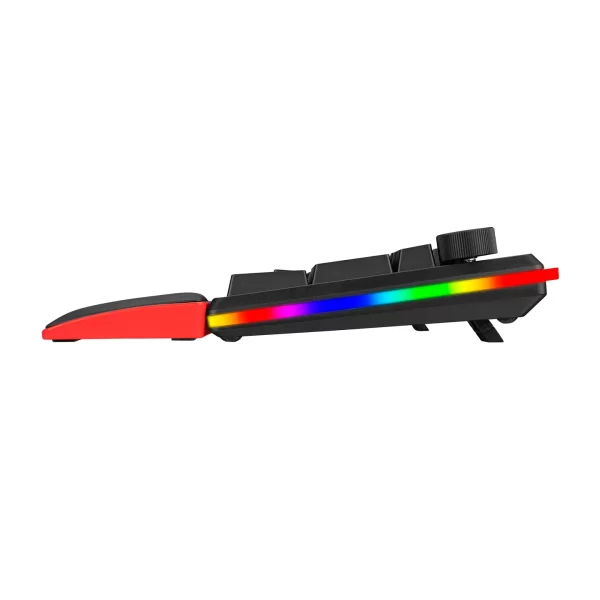 Rampage KB-R97 X-TRACER Siyah RGB Aydınlatmalı Red Red Switch Tam Türkçe Bilek Destekli Gaming Oyuncu Mekanik Klavye