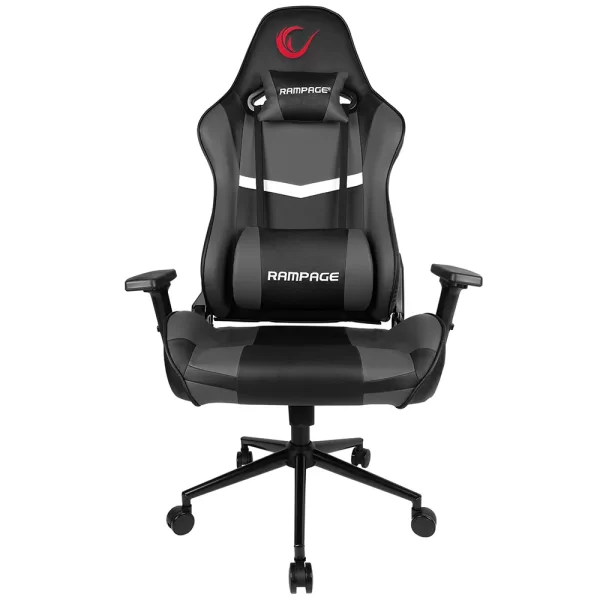 Rampage KL-R56 3D Kol Tam Dökme Süngerli Siyah/Gri Oyuncu Koltuğu