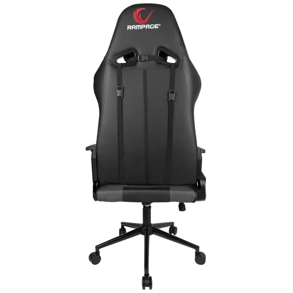 Rampage KL-R56 3D Kol Tam Dökme Süngerli Siyah/Gri Oyuncu Koltuğu