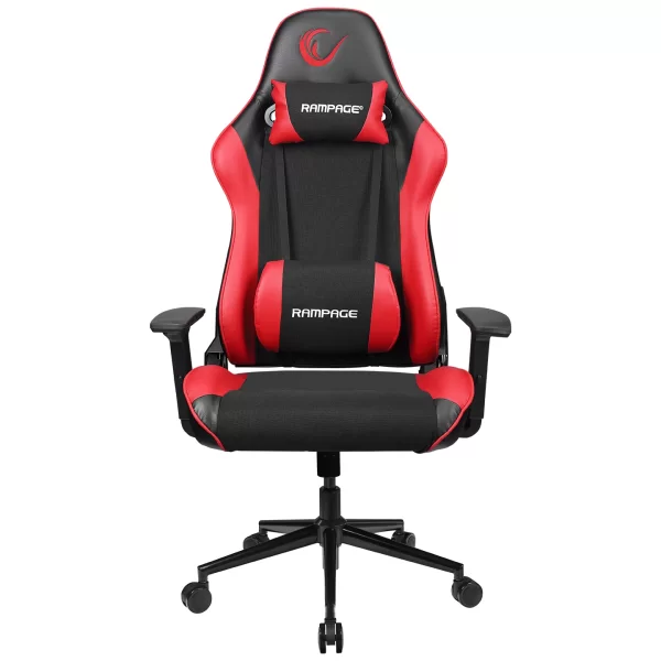 Rampage KL-R57 Nexus Terletmez Kumaş Deri Kırmızı/Siyah Oyuncu Koltuğu