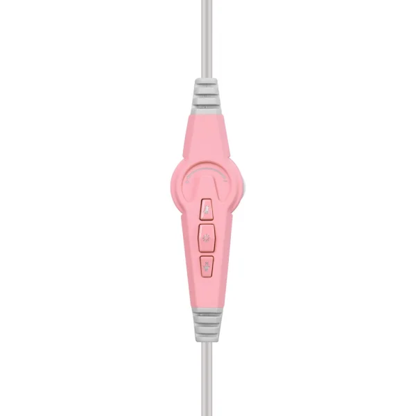 Rampage M7 MONCHER Pembe RGB Led USB 7.1 Gaming Mikrofonlu Oyuncu Kulaklığı