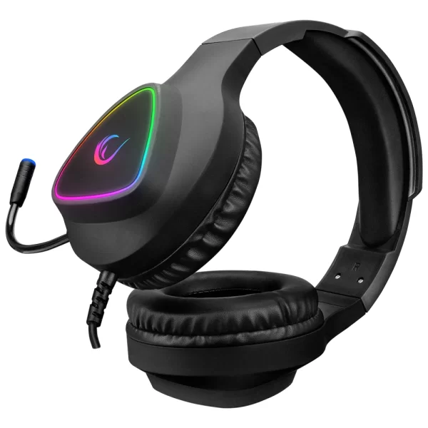Rampage M7 MONCHER Siyah RGB Led USB 7.1 Gaming Mikrofonlu Oyuncu Kulaklığı